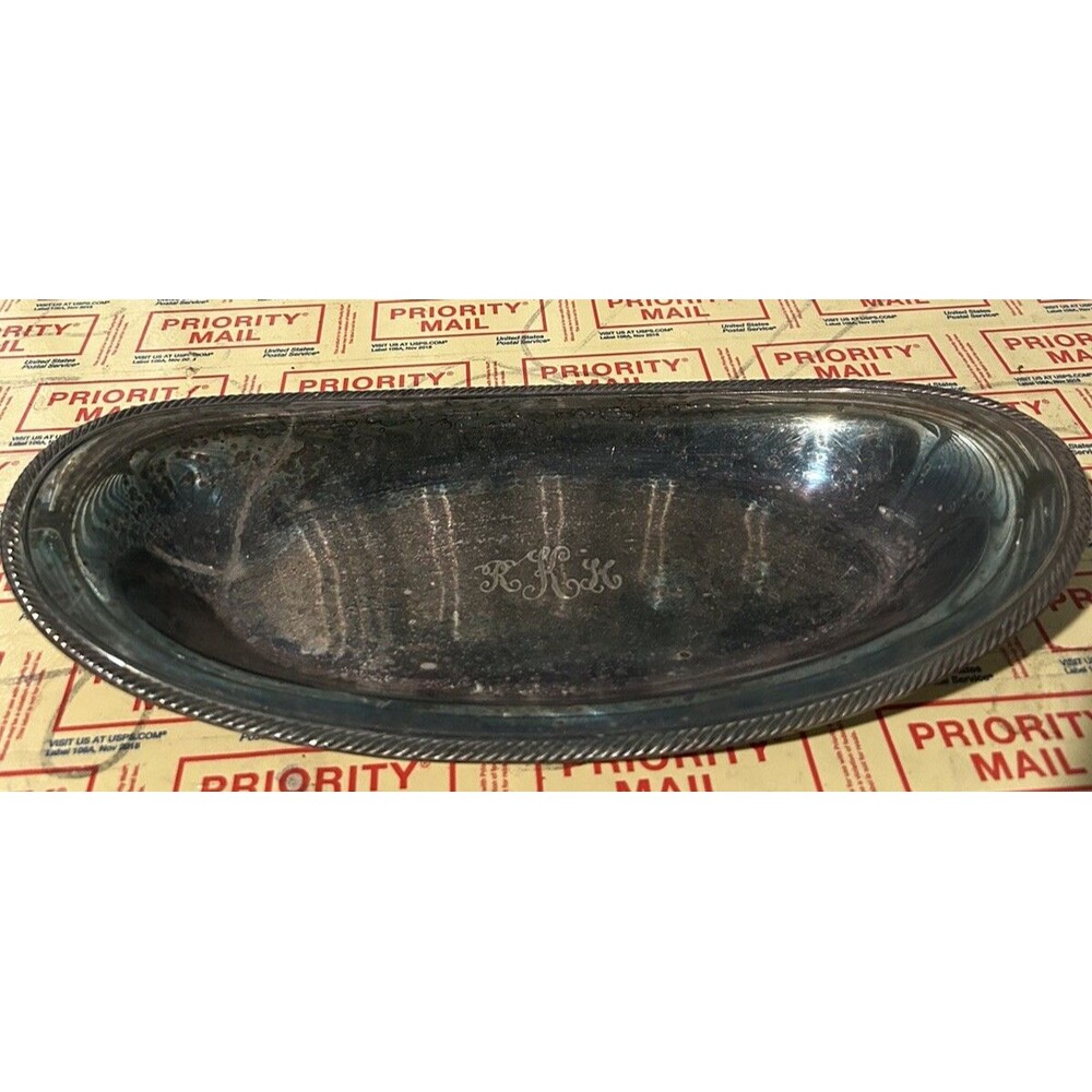 Vintage Tray by PNS Poole Silver Co. Silverplate Dish #2033